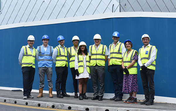 Topping out of state-of-the-art cancer centre in Guildford